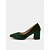 billige Semi-formell-kvinners elegante grønn fløyel blokk hæl pumps - spiss tå kjole sko for kontor, fester og formelle arrangementer