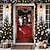 cheap Christmas Door Covers-Christmas Door Decorations Door Covers Horses Door Tapestry Door Curtain Decoration Backdrop Door Banner for Front Door Farmhouse Holiday Party Decor Supplies Indoor/Outdoor