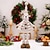 billige Samlefigurer-strekkbare julefigurer, julepynt julefest, nisse, snømann og utvidbare dukker med rein for feriestemning