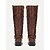 cheap Biker Boots-Women&#039;s Black Motorcycle Boots with Side Lace-Up and Buckle Detail - Stylish High Knee Riding Boots