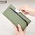 cheap RFID Card Holder-Rfid Blocking Portable Pu Leather Bifold Ultra-thin Long Wallet With Multiple Card Slots Checkbook &amp; Credit Card Holders