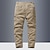 abordables Pantalons Cargo-Homme Pantalon Cargo Pantalon Boutons Multi poche Plein Vestimentaire Extérieur du quotidien Camping et randonnée Mode Classique Noir Jaune