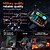 cheap Smartwatch-T26 Smart Watch 1.96 inch Smartwatch Fitness Running Watch Bluetooth Temperature Monitoring Pedometer Call Reminder Compatible with Android iOS Women Men Long Standby Hands-Free Calls Waterproof IP68