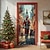 billige juledørdeksler-juledørdekorasjoner dørdeksler julemotor nissedør billedvev dørgardindekorasjon bakteppe dørbanner til inngangsdør gårdshus ferie festdekor innendørs/utendørs
