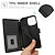 abordables Coques iPhone-téléphone Coque Pour iPhone 16 15 14 Pro Max Plus 13 12 11 Pro Max Étui Portefeuille Protection complète du corps avec Lanière Avec Dragonne Rétro TPU faux cuir