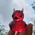 billige Festartikler-mini lil&#039; devil ducky - 3d-printet gotisk mørk satanisk andestatue til dekoration af bilens instrumentbræt, mini-skrivebordsgave og biltilbehør - unik djævelsk samlerfigur med livlige røde øjne