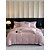 baratos Coleção de elite-Conjunto de cama com capa de edredom de 4 peças, 100% algodão orgânico, tecido macio e respirável, inclui capa de edredom e fronhas para um sono confortável
