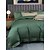 baratos Coleção de elite-Conjunto de cama com capa de edredom de 4 peças, 100% algodão orgânico, tecido macio e respirável, inclui capa de edredom e fronhas para um sono confortável
