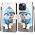 voordelige iPhone-hoesjes-telefoon hoesje Voor iPhone 14 Pro Max Plus 13 12 11 Pro Max Achterkant met standaard met polsband Kaartsleuf Retro TPU PU-nahka
