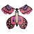 cheap Gags &amp; Practical Joke Toys-Rainbow Butterfly Trio Set - Colorful, Delicate, and Poseable Wings - Novelty Toys for Easter, Halloween, and Christmas Gifts