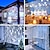 abordables Funciona con energía solar-Luces de cortina solares para exteriores, control remoto, 8 modos de iluminación, luz de hadas, 3 x 3 m, 300 ledes, IP65, luces de cadena impermeables, para fiestas de Navidad, bodas, hogar, jardín,