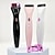 cheap Personal Protection-Rechargeable 5D Electric Heated Eyelash Curler Push-Type Eye Lash Curler with Indicator Comb Eyelash Curlers USB Rechargeable Lash Curling Tool 3 Adjustable Temperature Settings