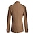 abordables Manteaux &amp; vestes-Homme Caban Trench du quotidien Vacances Automne hiver Polyester Chaud Vêtements d&#039;extérieur Vêtement Tenue Mode Classique Plein Poche Mao Double Boutonnage