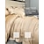 baratos Coleção de elite-Conjunto de cama com capa de edredom de 4 peças, 100% algodão orgânico, tecido macio e respirável, inclui capa de edredom e fronhas para um sono confortável