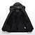 abordables chaqueta deportiva-Hombre Chaqueta al aire libre Chaqueta de lana Impermeable Chaqueta con capucha Diario Vacaciones Mantiene abrigado Impermeable Bolsillo Otoño invierno Plano Moda Clásico Con Capucha Regular Negro