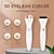 cheap Personal Protection-Rechargeable 5D Electric Heated Eyelash Curler Push-Type Eye Lash Curler with Indicator Comb Eyelash Curlers USB Rechargeable Lash Curling Tool 3 Adjustable Temperature Settings