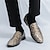 billiga Halvformell-loafers med ormskinnstryck för män – djärva slip-on skor, perfekta för moderiktiga formella och semiformella tillfällen
