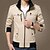 Χαμηλού Κόστους Cargo Jackets-Ανδρικά Μπουφάν Bomber Μπουφάν Cargo Στρατιωτικό μπουφάν Καθημερινά Διακοπές Ανθεκτικό στη φθορά Τσέπη Φθινόπωρο &amp; Χειμώνας Σκέτο Μοντέρνα Κλασσικό Όρθιος Γιακάς Κανονικό