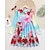 economico Abito a fiori 3D-Pasqua ragazze&#039; 3D Rosa Pop art Vestito Manica lunga Estate Primavera Da mare Giornaliero Per eventi Da principessa Bellissimo Dolce Bambino 4-12 anni Abito casual Abito linea A Al ginocchio Standard