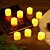 cheap Candle Lights-LED Electronic Candle Light Heart Shaped  Proposal Party Romantic Decoration Props Christmas Halloween Holiday Party Home Decoration 12/24pcs