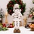 billige Samlefigurer-strekkbare julefigurer, julepynt julefest, nisse, snømann og utvidbare dukker med rein for feriestemning
