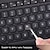 cheap Stickers-English Keyboard Stickers for Laptop Desktop Matte Keyboard Letters Replacement 1pc