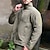 billige Fleece og 3 i 1 jakker-Herre Udendørs jakke Softshell jakke Trekking-jakke Vinter udendørs Patchwork Hold Varm Fleecefoer Vandtæt Vindtæt Fleece Jakker Varm taktisk jakke Fuld lynlås Klatring Camping / Vandring