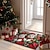 abordables tapis et nattes de Noël-décorations de Noël paillasson bonhomme de neige tapis de cuisine tapis de sol tapis antidérapant tapis résistant à l&#039;huile tapis intérieur extérieur décor de chambre tapis de salle de bain tapis