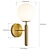 voordelige Wandverlichting voor binnen-globe wandlamp e26/e27 gouden wandlamp matzwart art deco wandlamp mid century modern wandlamp kleine binnenverlichtingsarmatuur voor slaapkamer woonkamer gang 85-265v