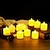 cheap Candle Lights-LED Electronic Candle Light Heart Shaped  Proposal Party Romantic Decoration Props Christmas Halloween Holiday Party Home Decoration 12/24pcs