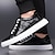 economico Sneakers da uomo-sneakers da uomo in similpelle con motivo coccodrillo bordeaux e design allacciato – scarpe casual eleganti per l&#039;uso quotidiano