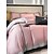 baratos Coleção de elite-Conjunto de cama com capa de edredom de 4 peças, 100% algodão orgânico, tecido macio e respirável, inclui capa de edredom e fronhas para um sono confortável