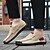 baratos Sapatos Casuais Slip-On-mocassins masculinos casuais, sapatos leves e respiráveis de couro sintético com sola antiderrapante, perfeitos para uso diário e atividades ao ar livre