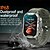cheap Smartwatch-T26 Smart Watch 1.96 inch Smartwatch Fitness Running Watch Bluetooth Temperature Monitoring Pedometer Call Reminder Compatible with Android iOS Women Men Long Standby Hands-Free Calls Waterproof IP68