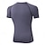 cheap Running Tee &amp; Tank Tops-Men&#039;s Compression Shirt Athletic Shirt Gym Shirt Fitness Shirt Short Sleeve Tee Tshirt Casual Athleisure Spiders Quick Dry Soft Breathable Gym Workout Walking Jogging Sportswear Activewear White Red