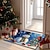 abordables tapis et nattes de Noël-décorations de Noël paillasson bonhomme de neige tapis de cuisine tapis de sol tapis antidérapant tapis résistant à l&#039;huile tapis intérieur extérieur décor de chambre tapis de salle de bain tapis