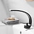 economico Classici-Rubinetto miscelatore lavabo bagno in ottone, rubinetti lavabo monoforo monocomando argentato rubinetto bagno finitura cromata con acqua calda e fredda