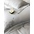 baratos Coleção de elite-Conjunto de cama com capa de edredom de 4 peças, 100% algodão orgânico, tecido macio e respirável, inclui capa de edredom e fronhas para um sono confortável