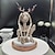 ieftine Decorațiuni de Halloween pentru suspendare și masă-dulap de curiozitate cu schelet dragonling de halloween, ornament de schelet din rășină, statuie sirenă legenda groazei, decor unic bântuitor pentru casă