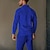 billiga grundläggande sweatsuits-Herr Tröja Träningsoverall Svart Marinblå Kaki Grå Kavajslag Slät 2 st Sport &amp; Utomhus Dagligen Helgdag Streetwear Grundläggande Ledigt Vår &amp; Höst Kläder Pull Tröjor