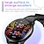 abordables Relojes inteligentes-KT77 Reloj inteligente 1.46 pulgada Smartwatch Reloj elegante Bluetooth Podómetro Recordatorio de Llamadas Seguimiento del Ejercicio Compatible con Android iOS Mujer Hombre Larga espera Llamadas con