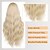 abordables Perruques Synthétiques Sans Bonnet-perruque longue ondulée en cheveux synthétiques d&#039;aspect naturel et doux au toucher