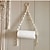 baratos Decoração de Parede-suporte de toalha ecológico multifuncional madeira algodão corda toalha rack de armazenamento para casa
