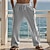 ieftine Vacanţă-Bărbați Pantaloni de in Pantaloni Pantaloni de vară Pantaloni de plajă Buzunar Cordon Talie elastică Simplu Confort Respirabil Vacanță Zilnic Concediu Hawaiană Boho Verde Militar Negru