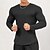voordelige Hardloop T-shirts en Tanktops-Voor heren Atletisch shirt Gymshirt Fitnessshirt Gewatteerd compressieshirt Lange mouw T-shirt Casual Sportkleding Herfst Effen Zacht Ademend Sportschooltraining Wandelen Joggen Sportkleding