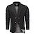 preiswerte Herren Klassische Blazer-Herren Blazer Geschäft Cocktailparty Hochzeitsfeier Mode Lässig Frühling &amp; Herbst 100% Baumwolle Einfach Tasche Knöpfe Bequem Einreihig Blazer Schwarz Kaki Armeegrün