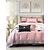 baratos Coleção de elite-Conjunto de cama com capa de edredom de 4 peças, 100% algodão orgânico, tecido macio e respirável, inclui capa de edredom e fronhas para um sono confortável