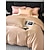 baratos Coleção de elite-Conjunto de cama com capa de edredom de 4 peças, 100% algodão orgânico, tecido macio e respirável, inclui capa de edredom e fronhas para um sono confortável