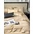 baratos Coleção de elite-Conjunto de cama com capa de edredom de 4 peças, 100% algodão orgânico, tecido macio e respirável, inclui capa de edredom e fronhas para um sono confortável