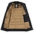 billige Herre Puffer Vest-Herre Puffer Vest Daglig Fritid Høst vinter Lomme Polyester Hold Varm Helfarge Glidelås Høy krage Normal Svart Mørk Marineblå Blå Kakifarget Vest